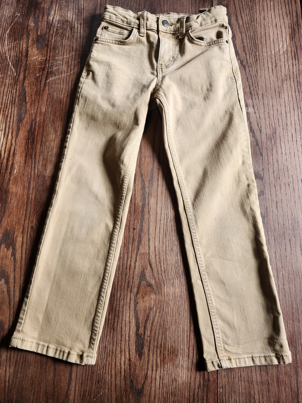 Camo Print Pants with Elastic Waist